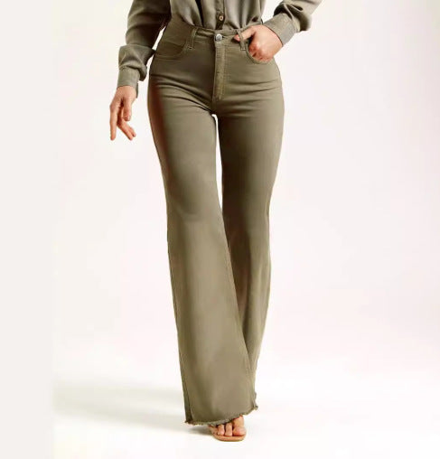 Amelie | Elegante High-Waist-Jeans für Damen Schlag