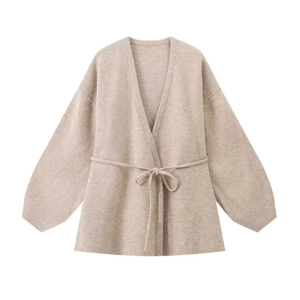 Amelie | Elegante Strickjacke Damen für Herbst lang 4