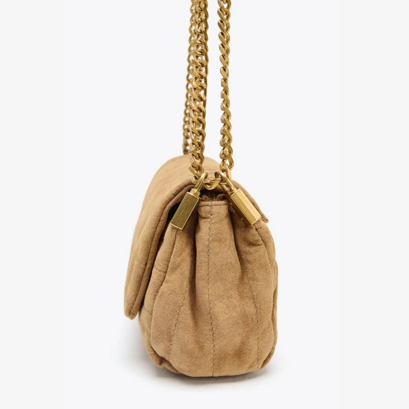 Amelie | Elegante Umhängetasche für Damen Wildleder 3