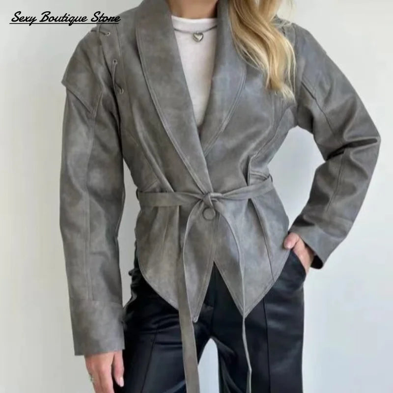 Clara | Elegante Lederjacke für Damen Herbst 5