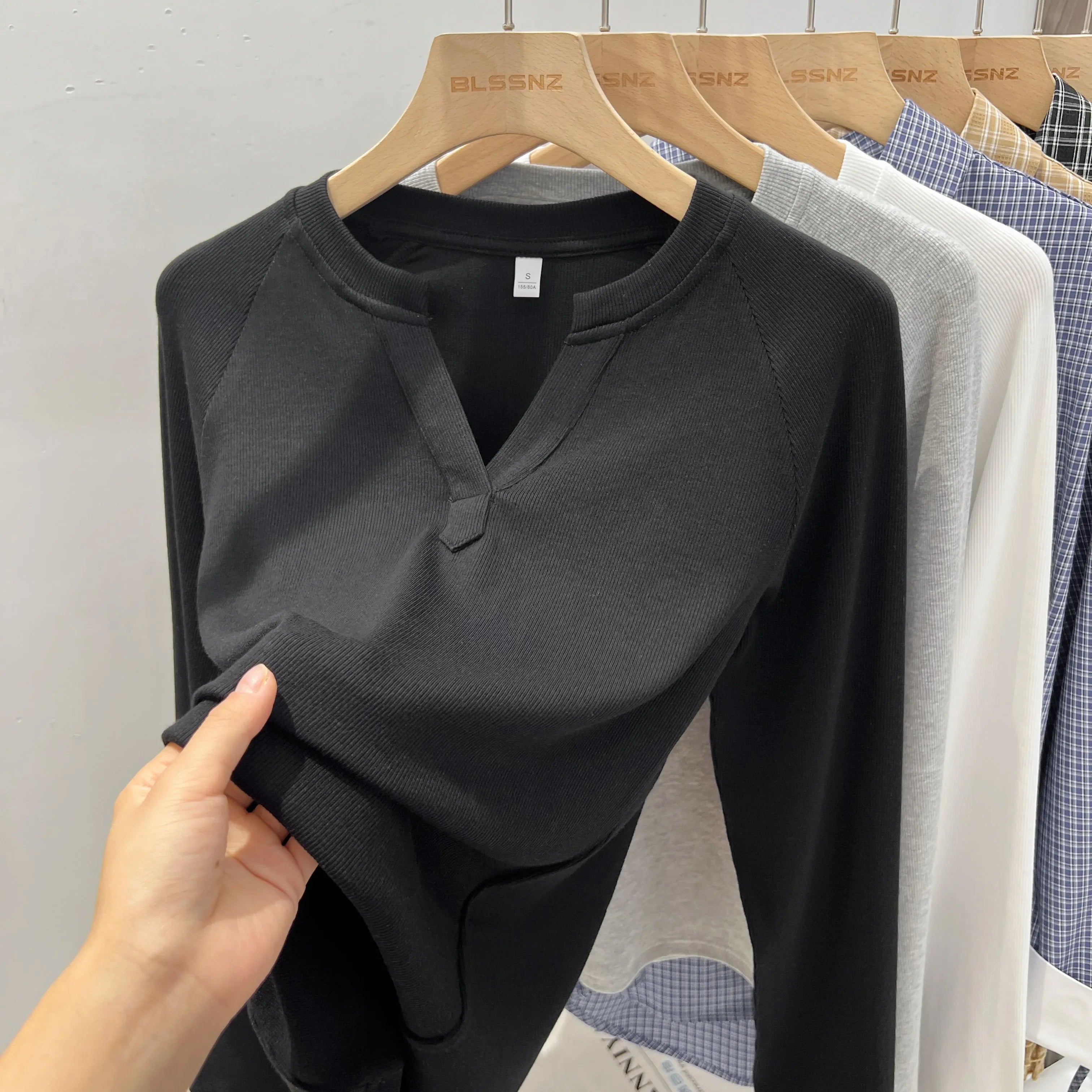 Clara | Elegantes Langarmshirt für Damen aus Baumwollmix 1