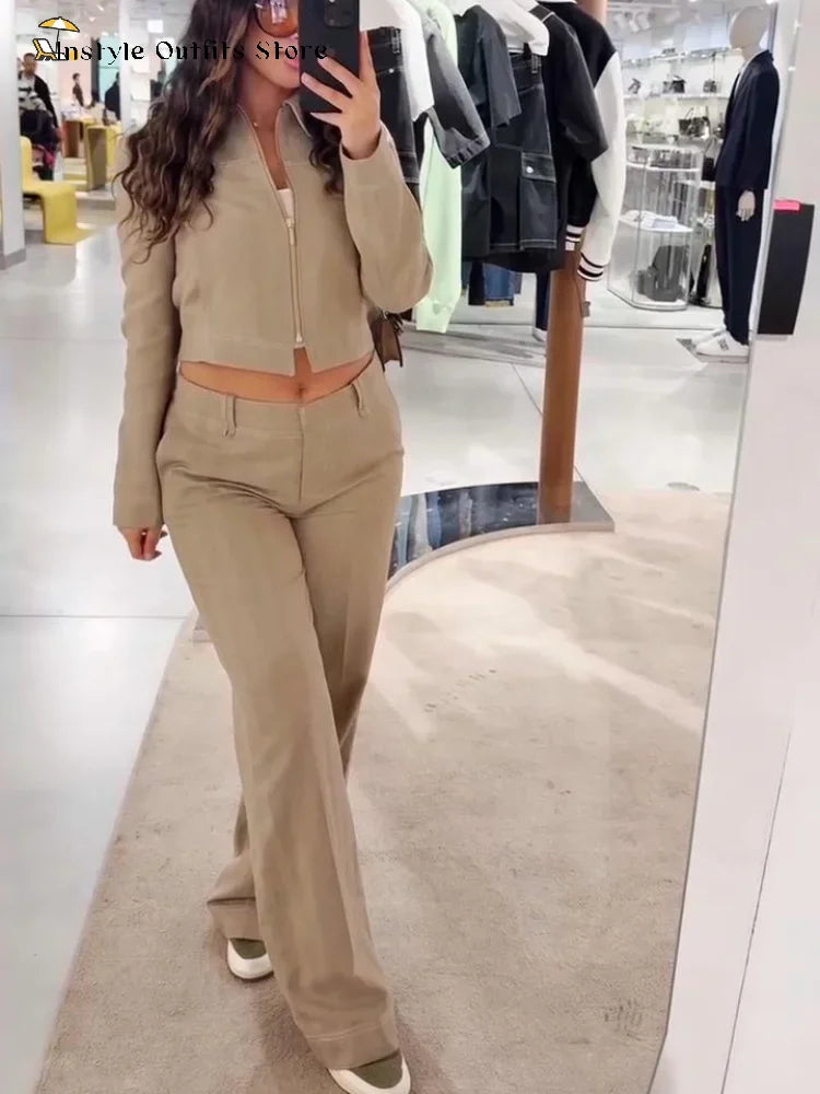 Clara | Elegantes Leinen Set für Damen Herbst 3