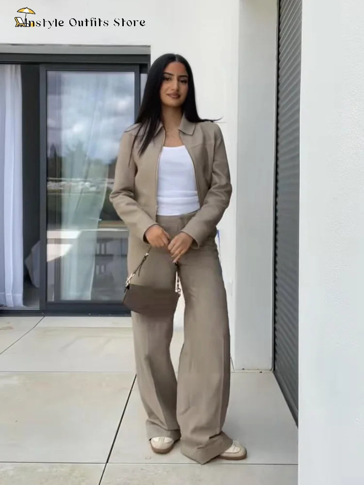 Clara | Elegantes Leinen Set für Damen Herbst 4