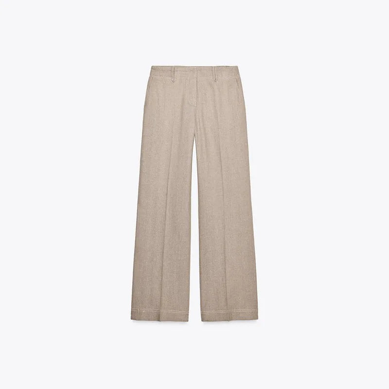 Clara | Elegantes Leinen Set für Damen Herbst 8