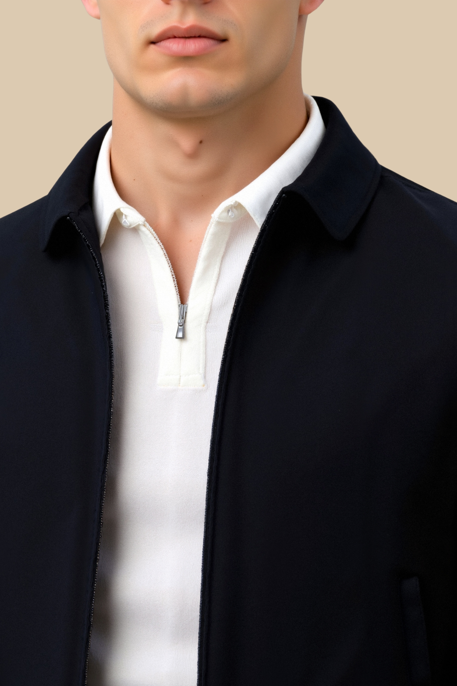 Enzo | Elegante Herrenjacke für Herren Schwarz