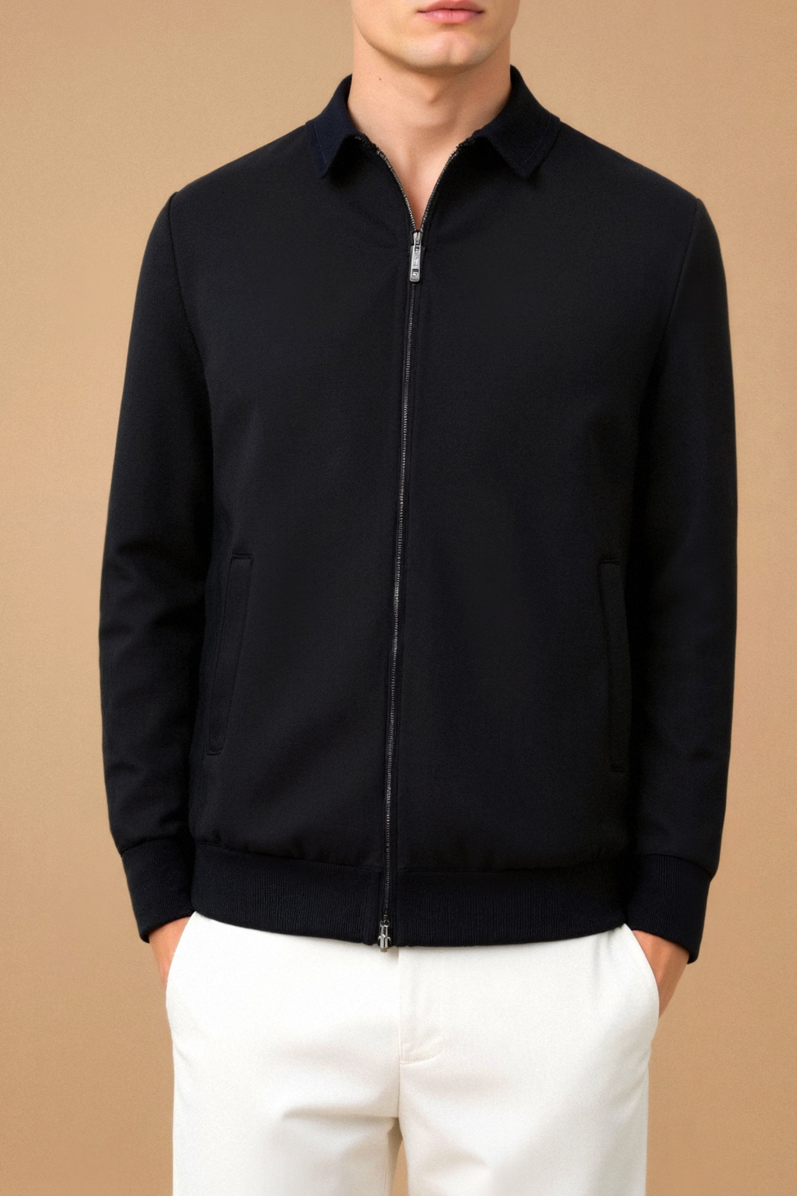 Enzo | Elegante Herrenjacke für Herren Schwarz