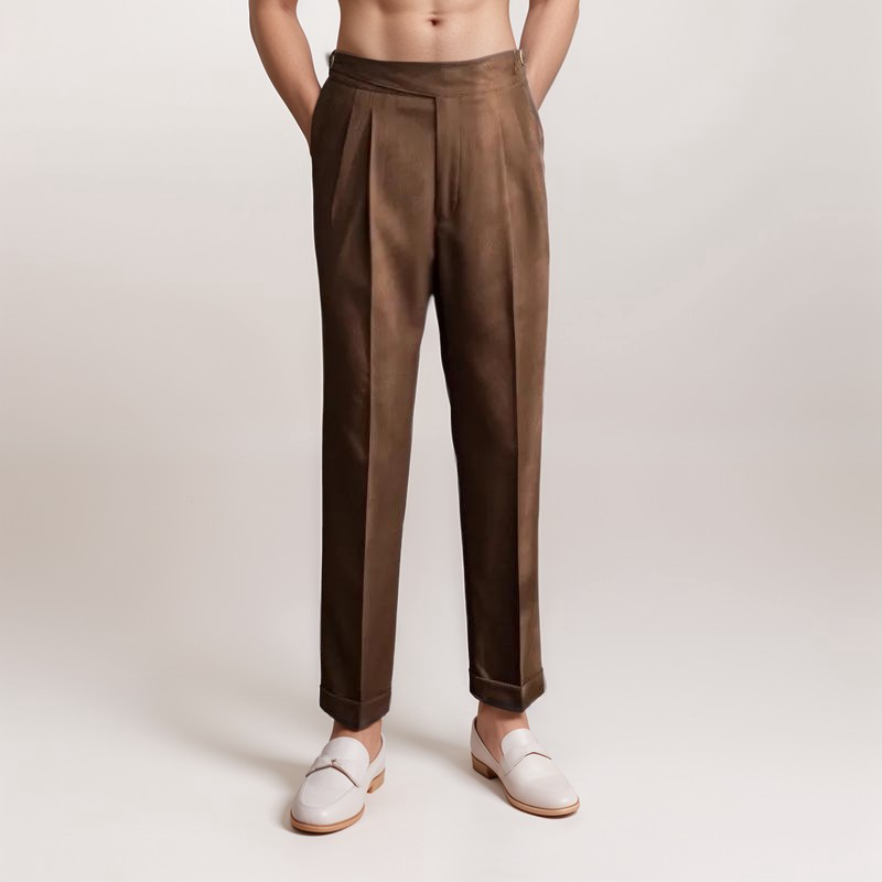 Giuseppe | Elegante Hose für Damen Kaffee