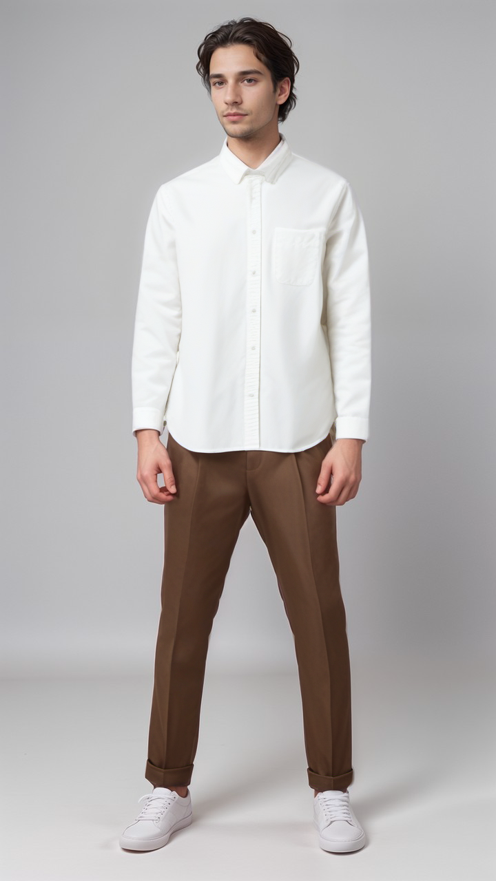 Giuseppe | Elegante Hose für Damen Kaffee