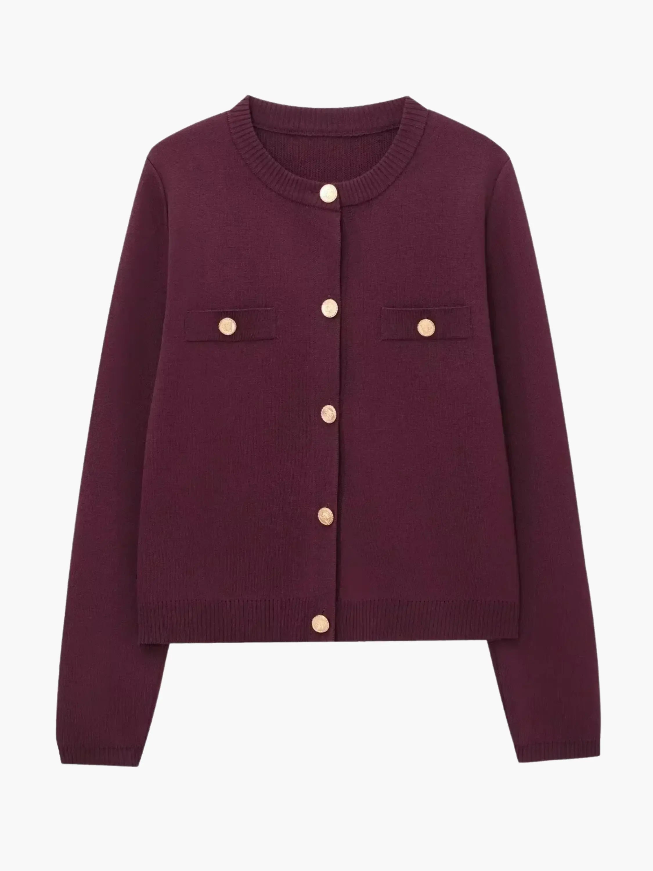 Kristina | Elegante Strickjacke für Damen mit Knopfleiste