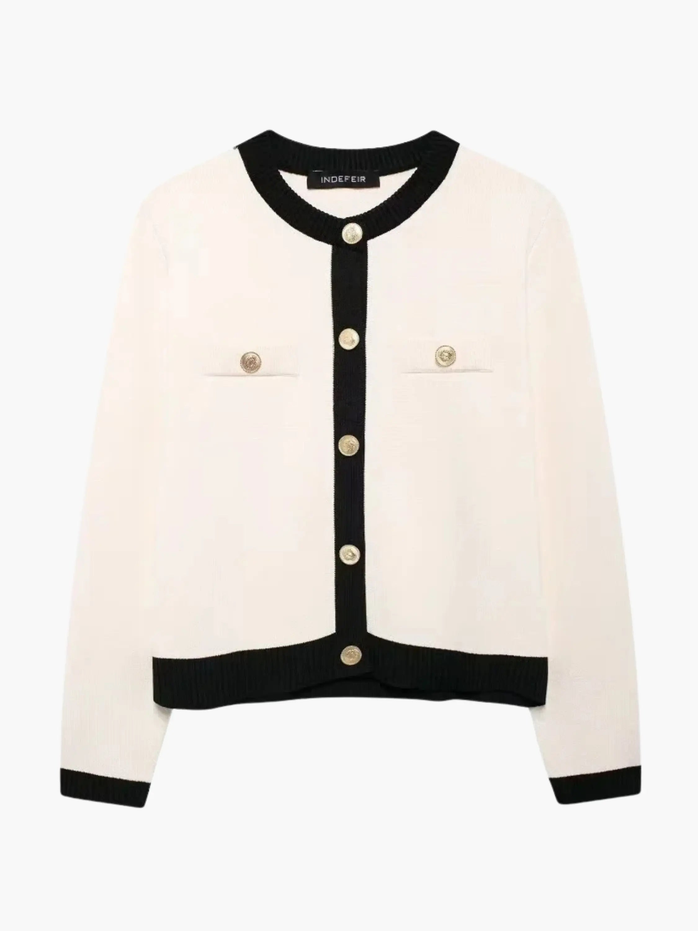 Kristina | Elegante Strickjacke für Damen mit Knopfleiste