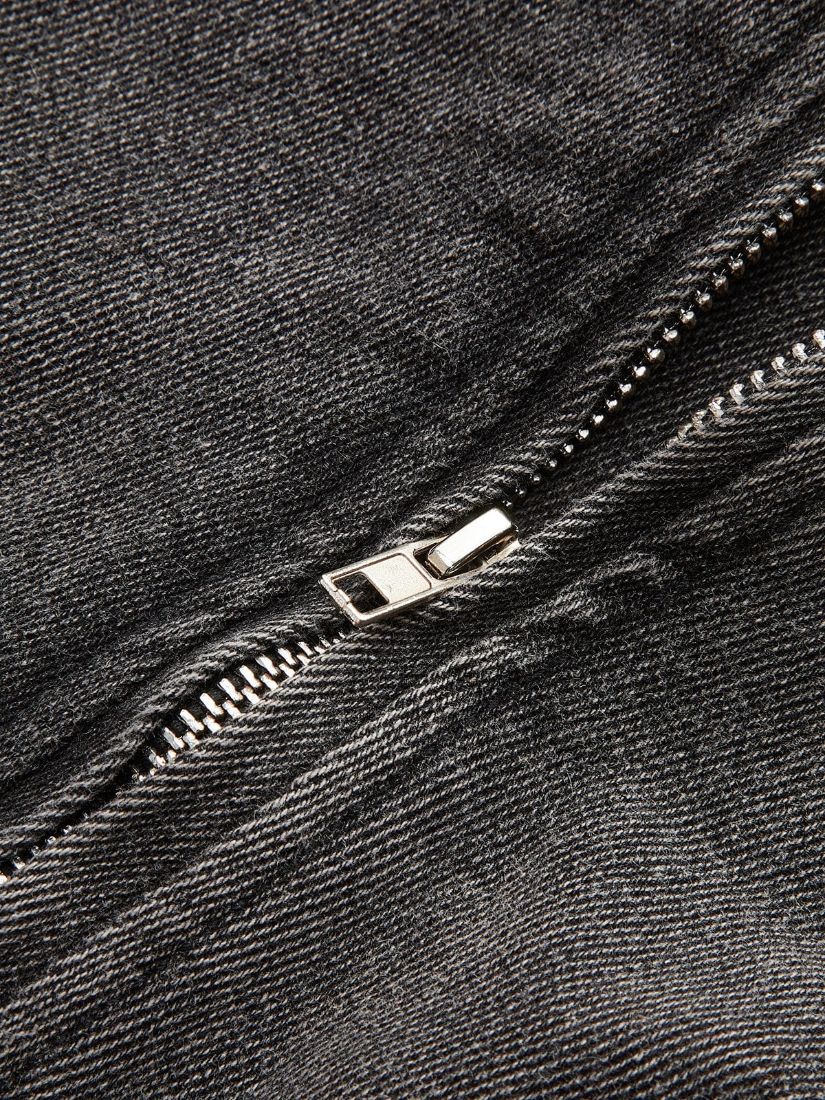 Lara | Lässige Cropped Bikerjacke für Damen Denim