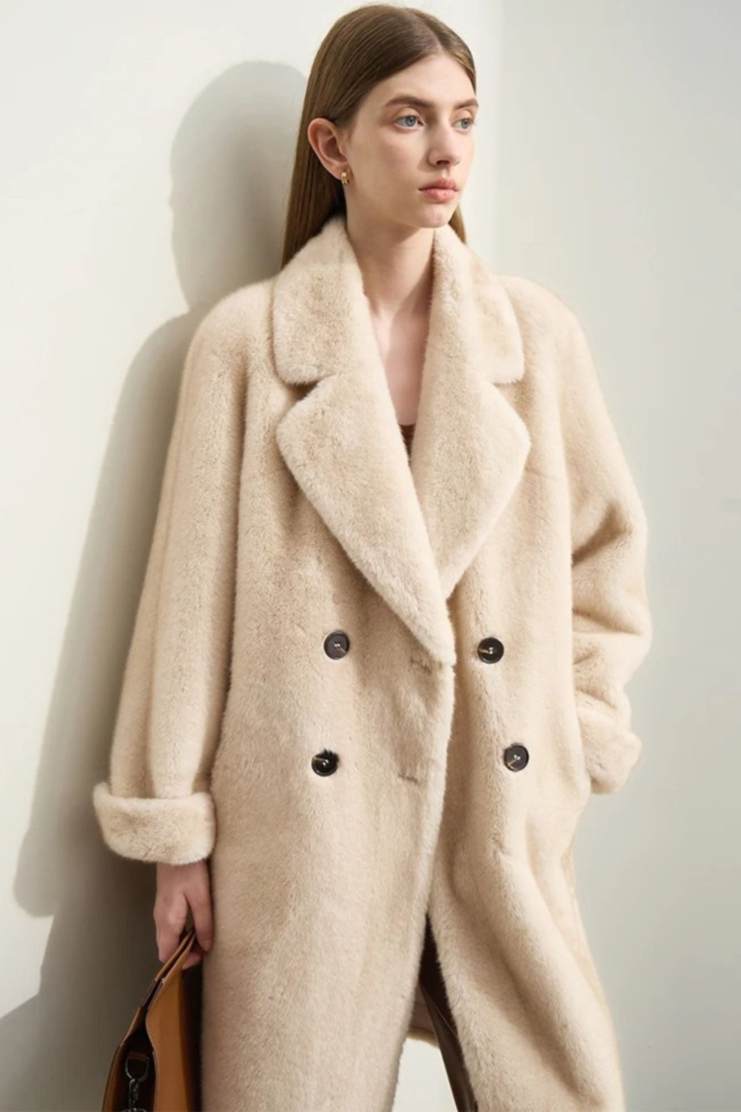 Tanja | Eleganter Wollmantel für Damen Winter lang