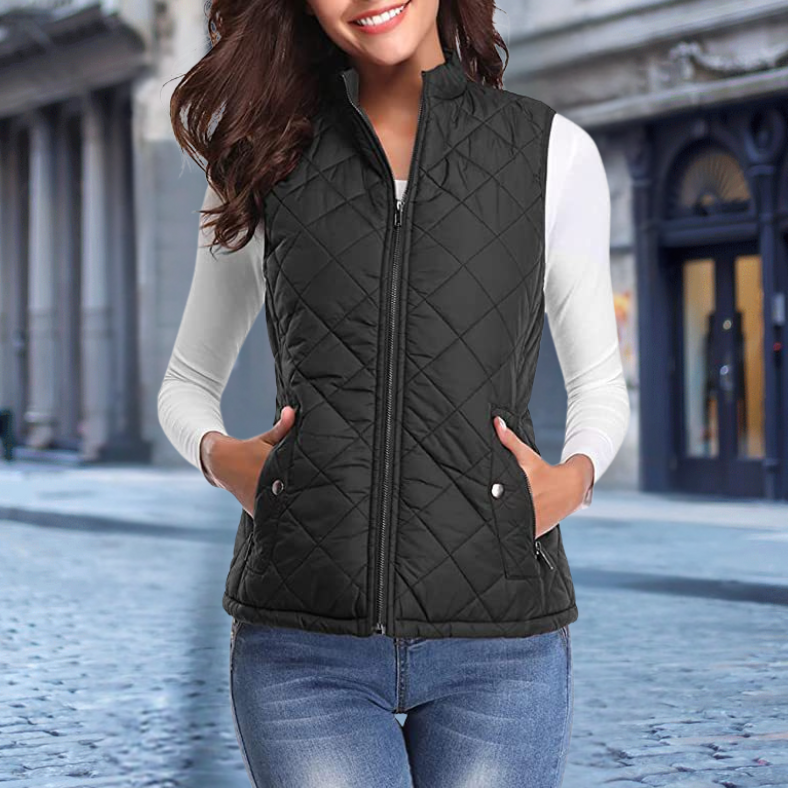 Matilda | Elegante Steppjacke für Damen mit Zipper