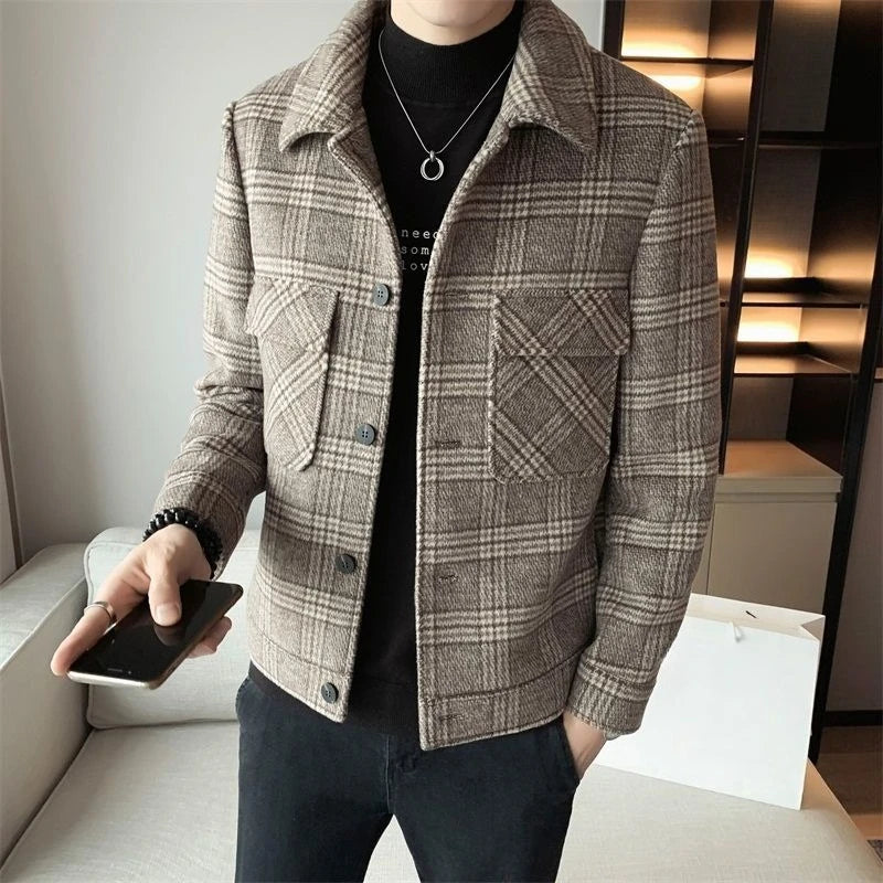 Matteo | Trendiger Wollmantel für Herren Herbst 0